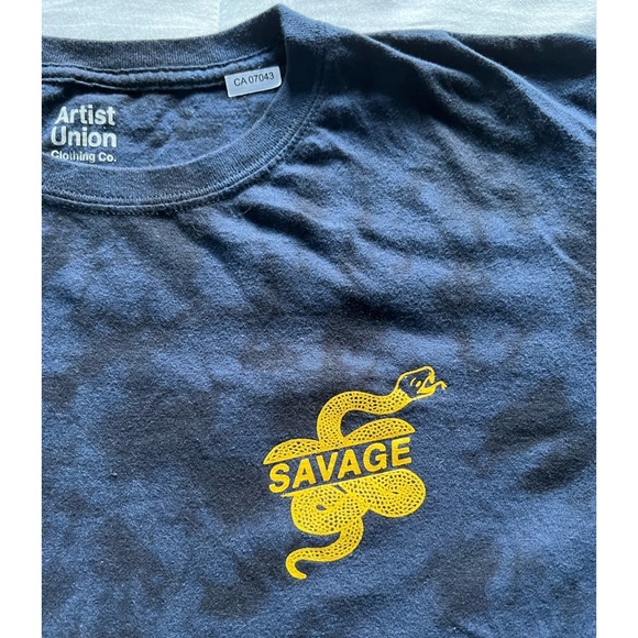 Vintage Tie Dye Short Sleeve Shirt - Picture 2 of 4